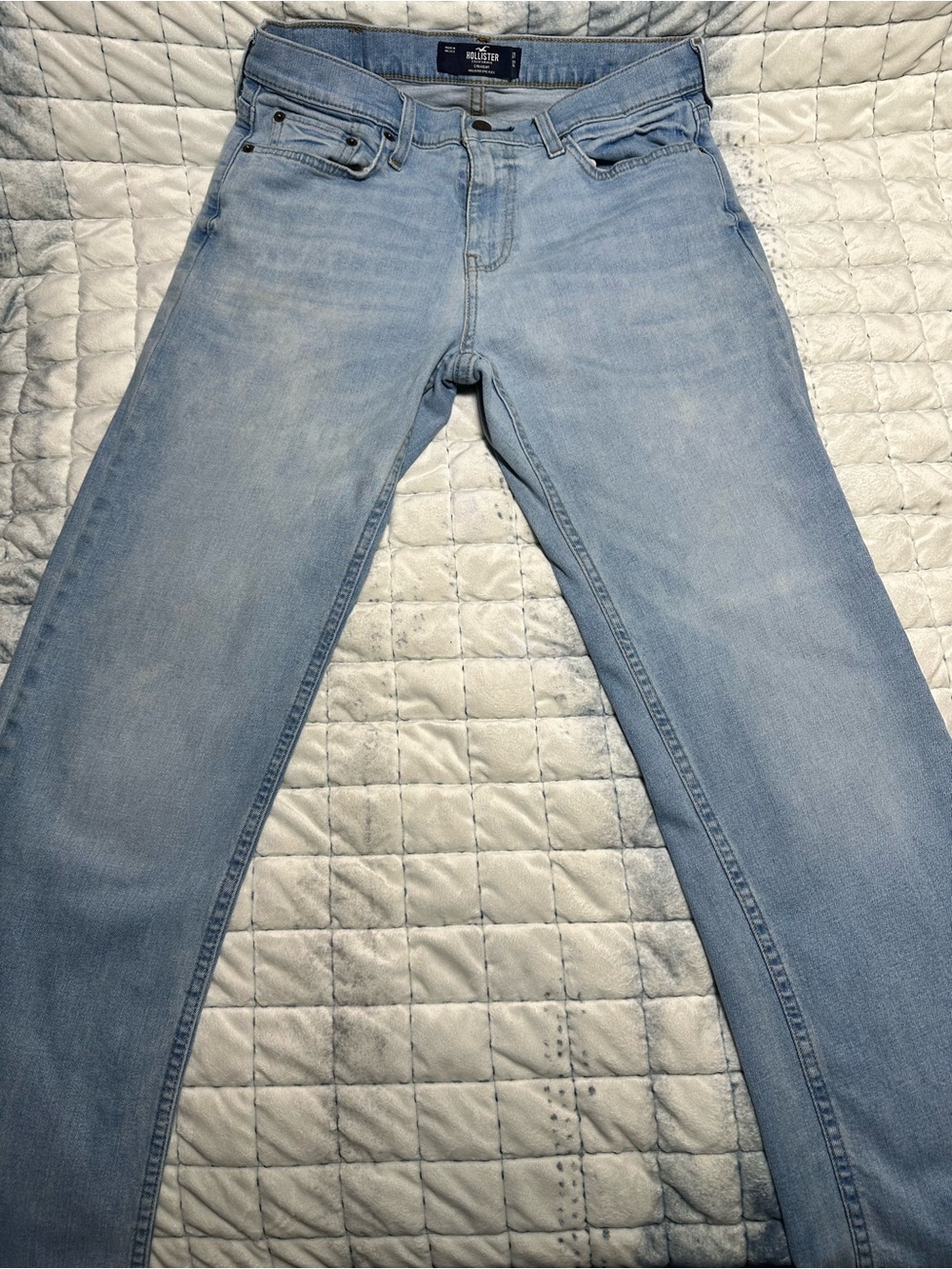 Hollister Light Blue Men’s Slim Straight Jeans